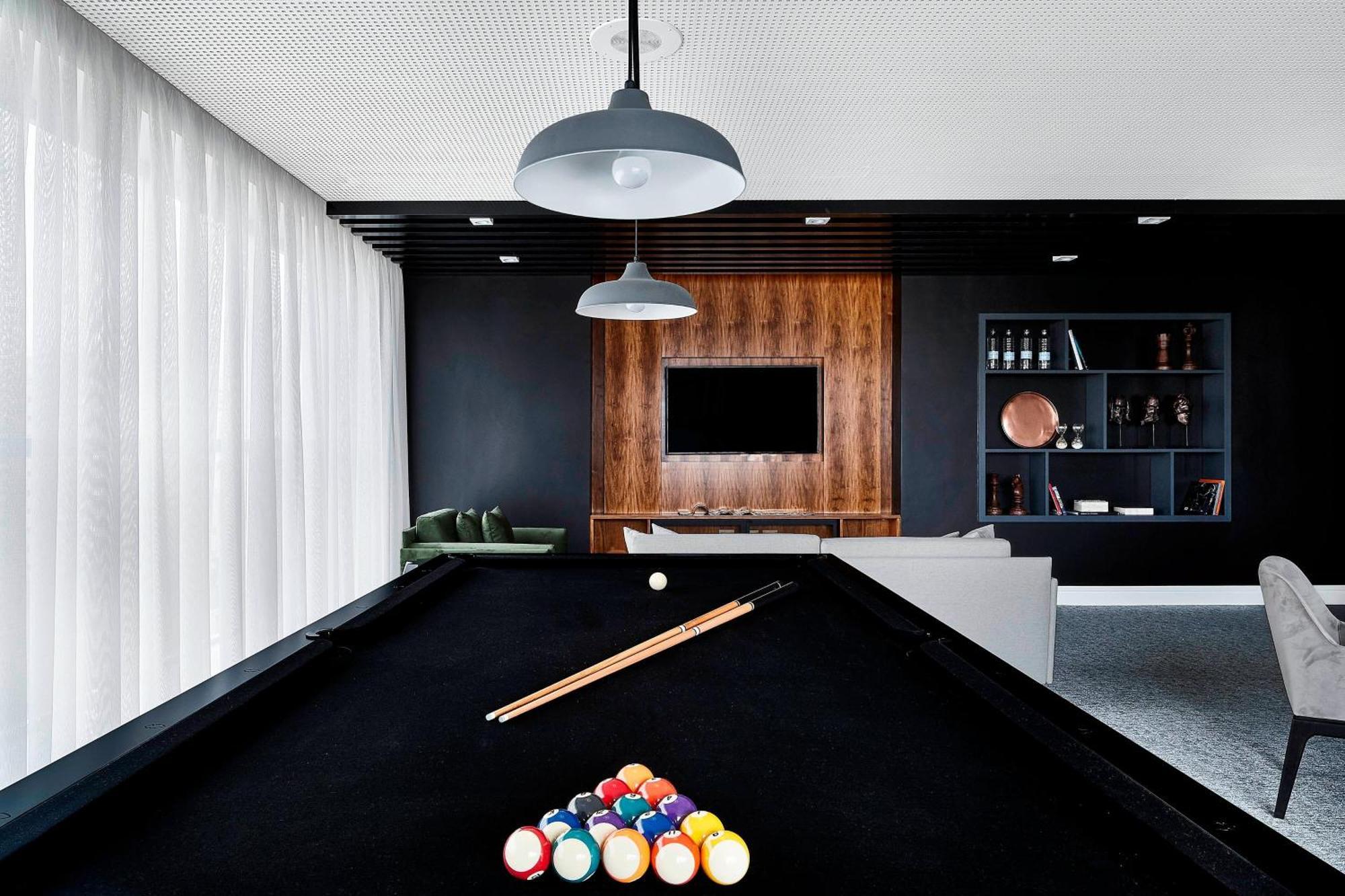 Sheraton Santos Hotel Zewnętrze zdjęcie The pool table at the home of the 2016 winner